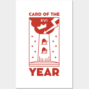 The Tower Tarot Card of The Year Posters and Art